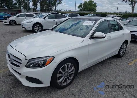 2015 Mercedes-Benz C 300 Luxury/Sport from USA, damaged, VIN 55SWF4JB3FU092441